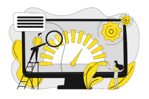 Illustration sur les performances d'un site web