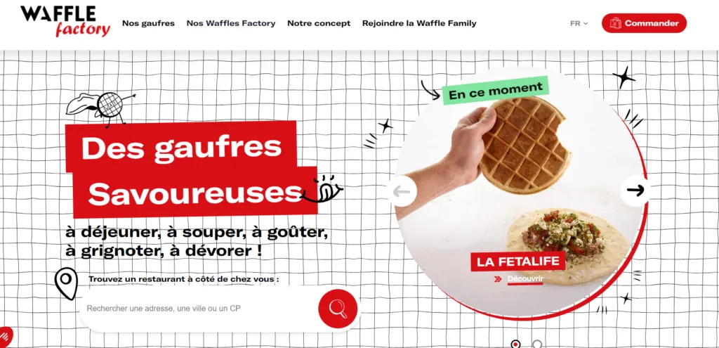 Navigation Waffle Factory